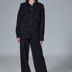 4TAILORS SOLO CARDIGAN BLACK
