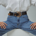 LEATHER TWIST MESH ΔΕΡΜΑΤΙΝΗ ΖΩΝΗ