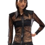 MALLORY NOLITA LACE SHIRT