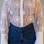 POSE&DAZE ΠΟΥΚΑΜΙΣΟ ΛΕΥΚΟ ΜΕ ΚΕΝΤΗΜΑΤΑ