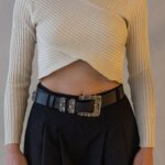 POSE&DAZE ΜΠΛΟΥΖΑ ΡΙΠ ΜΠΕΖ ΜΕ ΛΕΠΤΟΜΕΡΕΙΑ ΣΤΟ ΛΑΙΜΟ