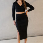 POSE&DAZE ΣΕΤ ΡΙΠ ΤΟΠ-ΦΟΥΣΤΑ ΜΑΥΡΟ O/S