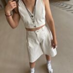 LUMINA ΣΕΤ ΤΖΗΝ ΒΕΡΜΟΥΔΑ-ΤΟΠ OFF WHITE