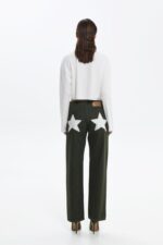 Stacy Khaki Stars Denim - Image 3